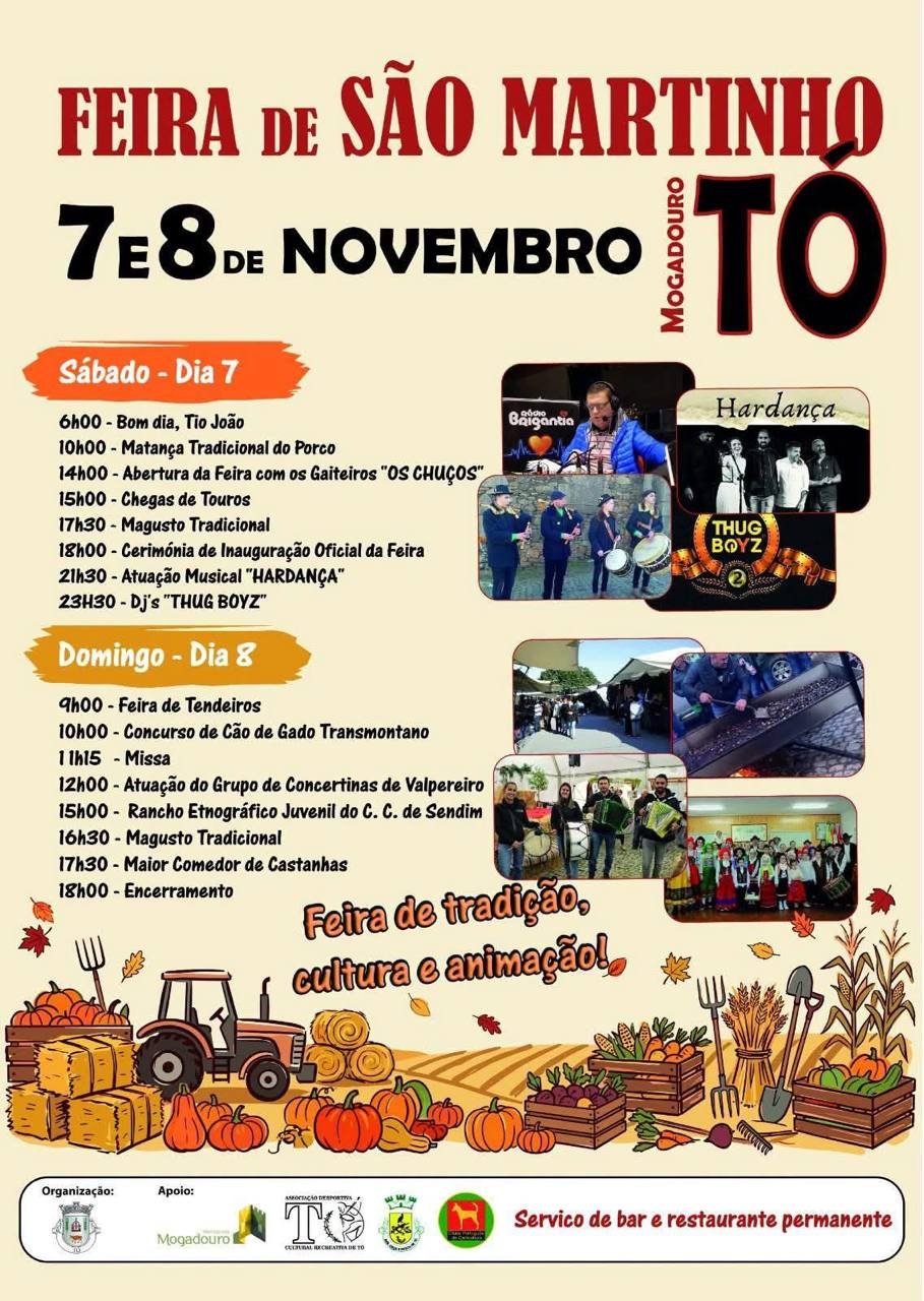 Cartaz Feira de São Martinho 2026 - Tó