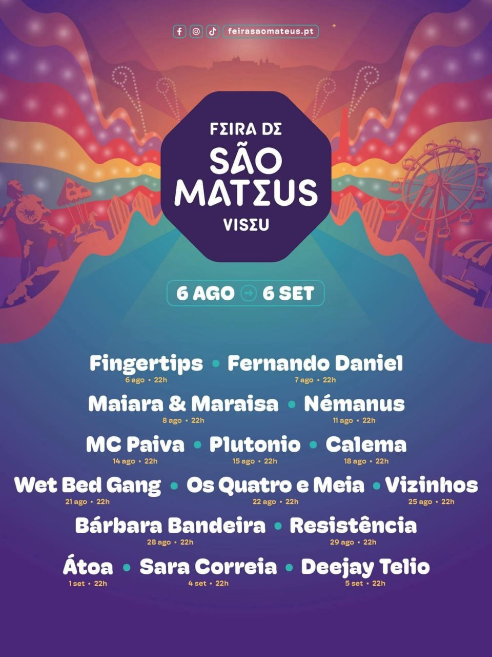 Cartaz Feira de São Mateus 2026 - Viseu