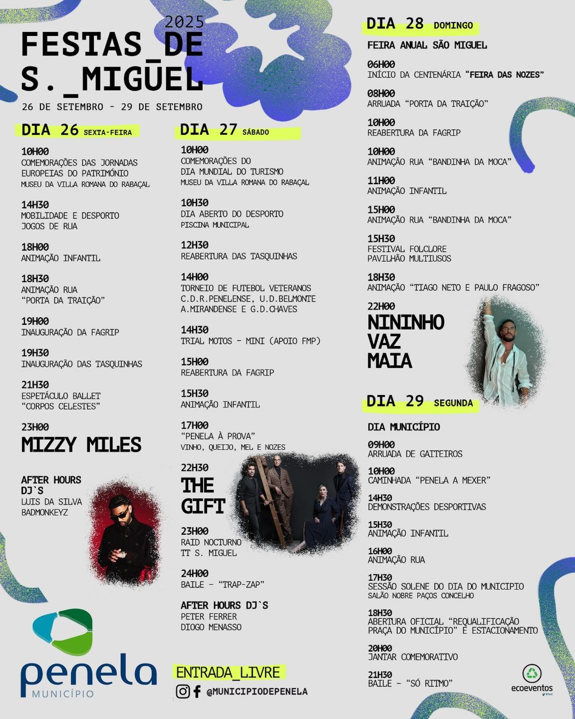 Cartaz Feira de São Miguel 2025 - Penela