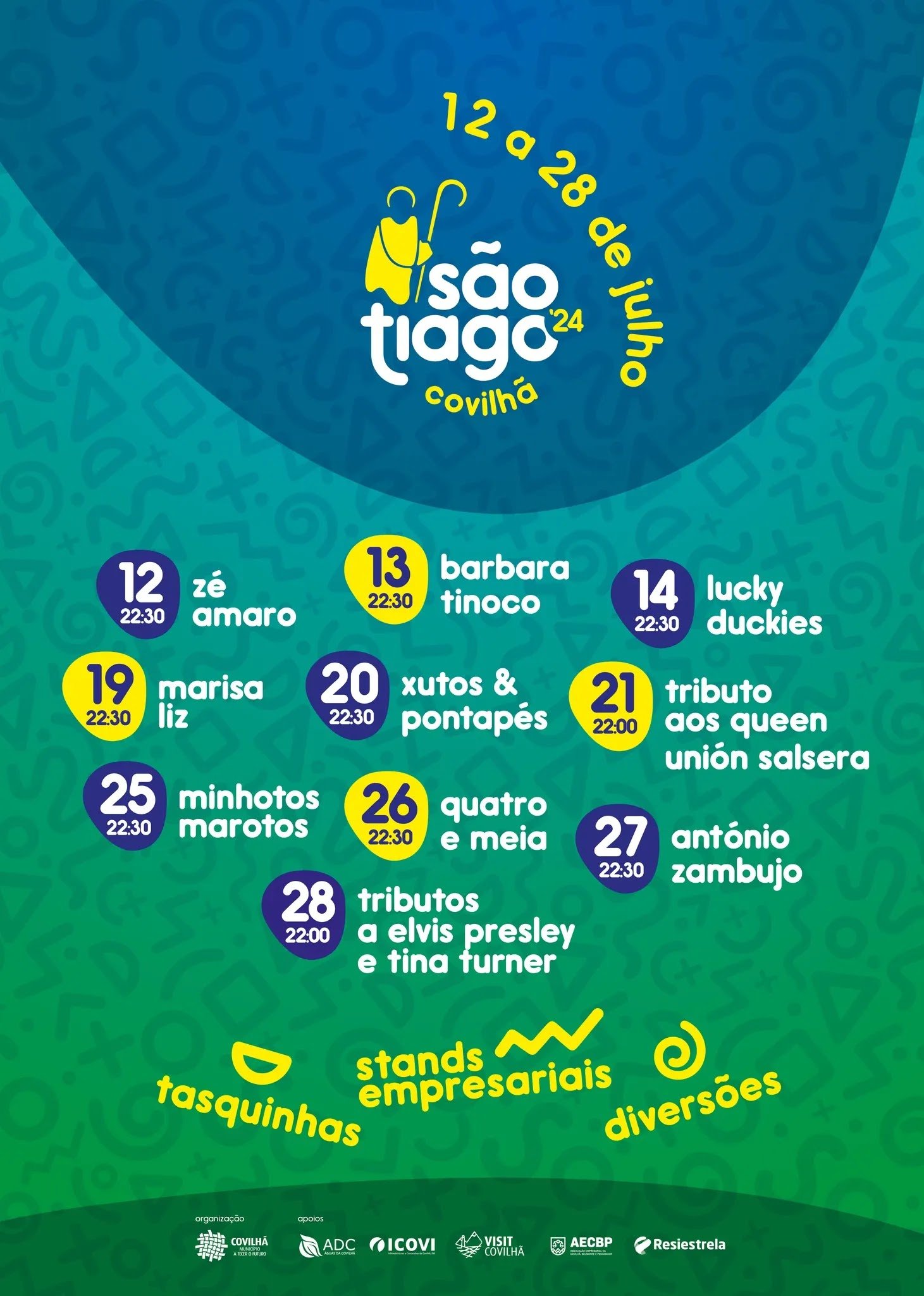 Cartaz Feira de São Tiago 2024 - Covilhã
