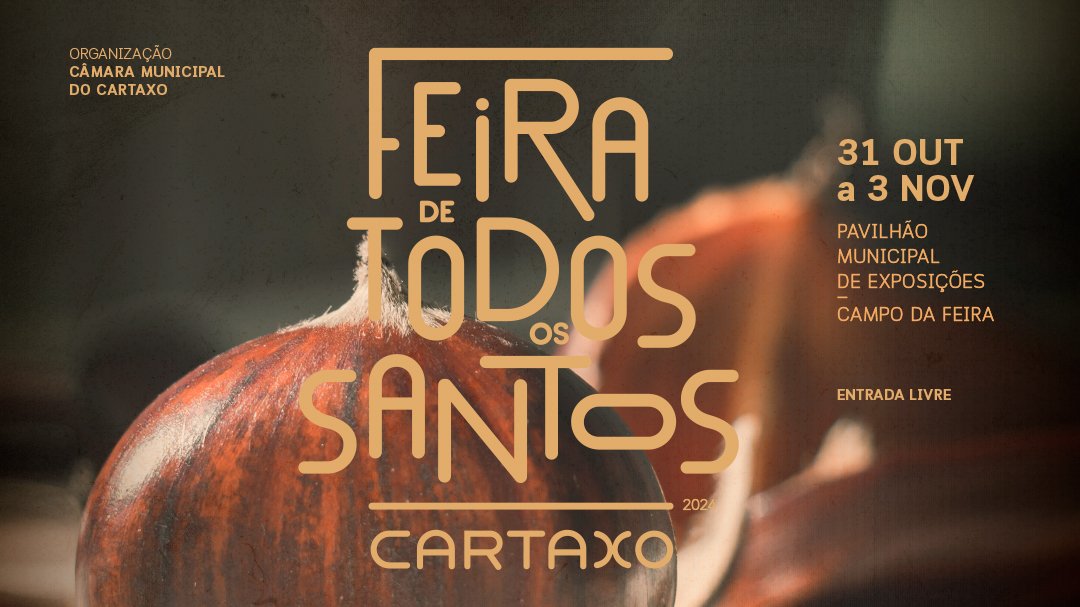 Cartaz Feira de Todos os Santos 2024 - Cartaxo