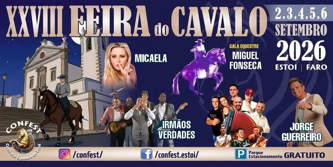 Cartaz Feira do Cavalo 2026 - Estoi