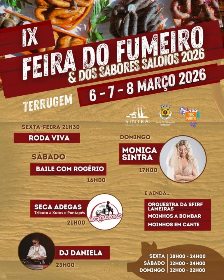Cartaz Feira do Fumeiro & dos Sabores Saloios 2026 - Terrugem