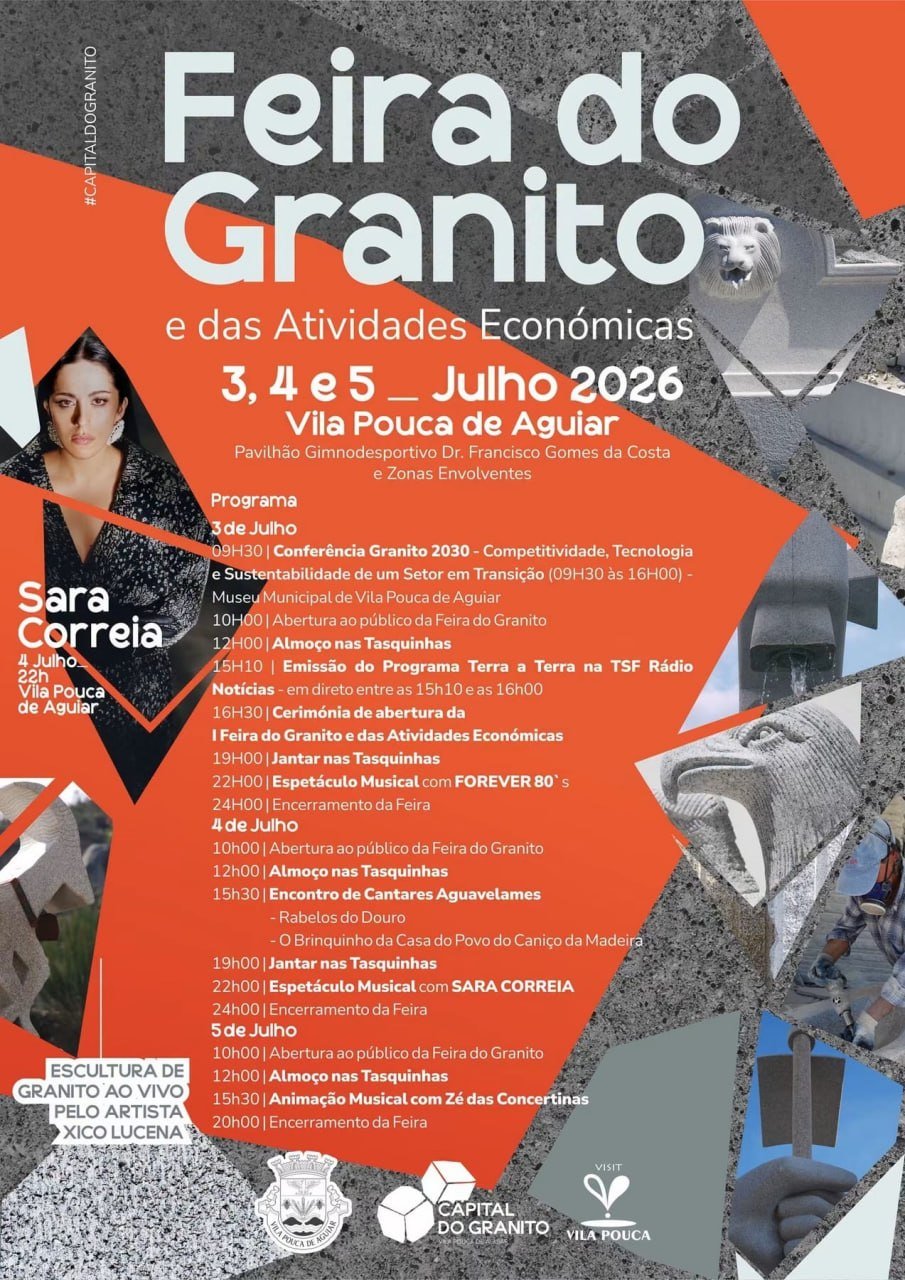 Cartaz Feira do Granito 2026 - Vila Pouca de Aguiar