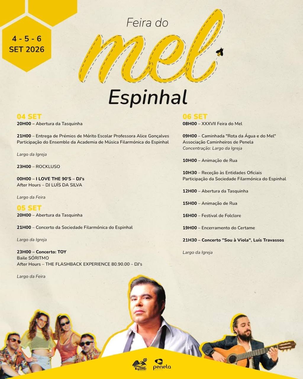 Cartaz Feira do Mel 2026 - Espinhal