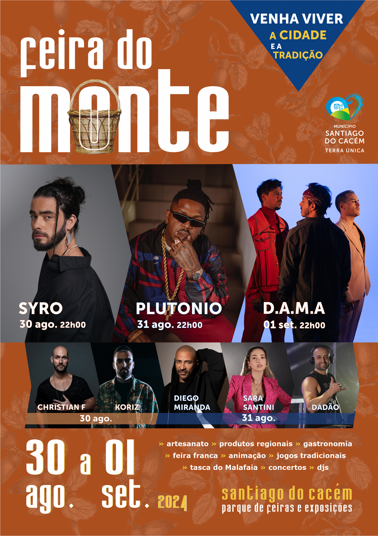 Cartaz Feira do Monte 2024 - Santiago do Cacém