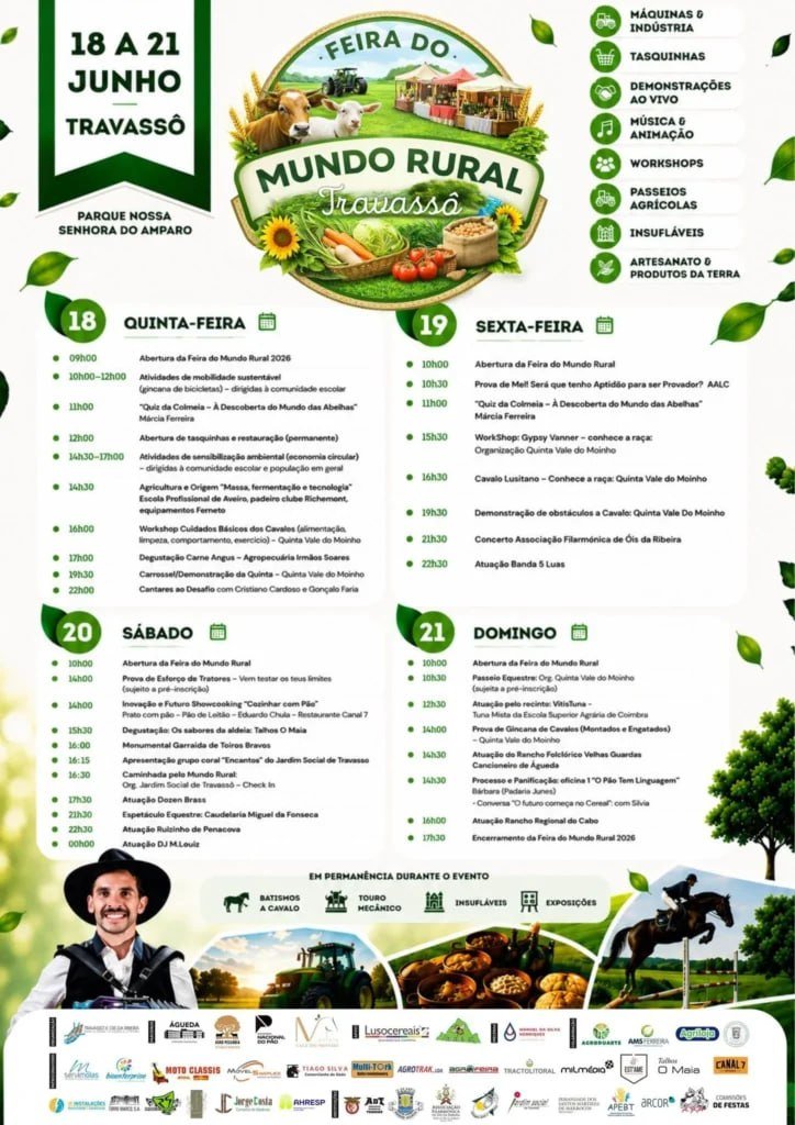 Cartaz Feira do Mundo Rural 2026 - Travassô
