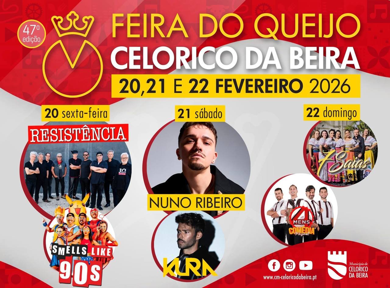 Cartaz Feira do Queijo 2026 - Celorico da Beira