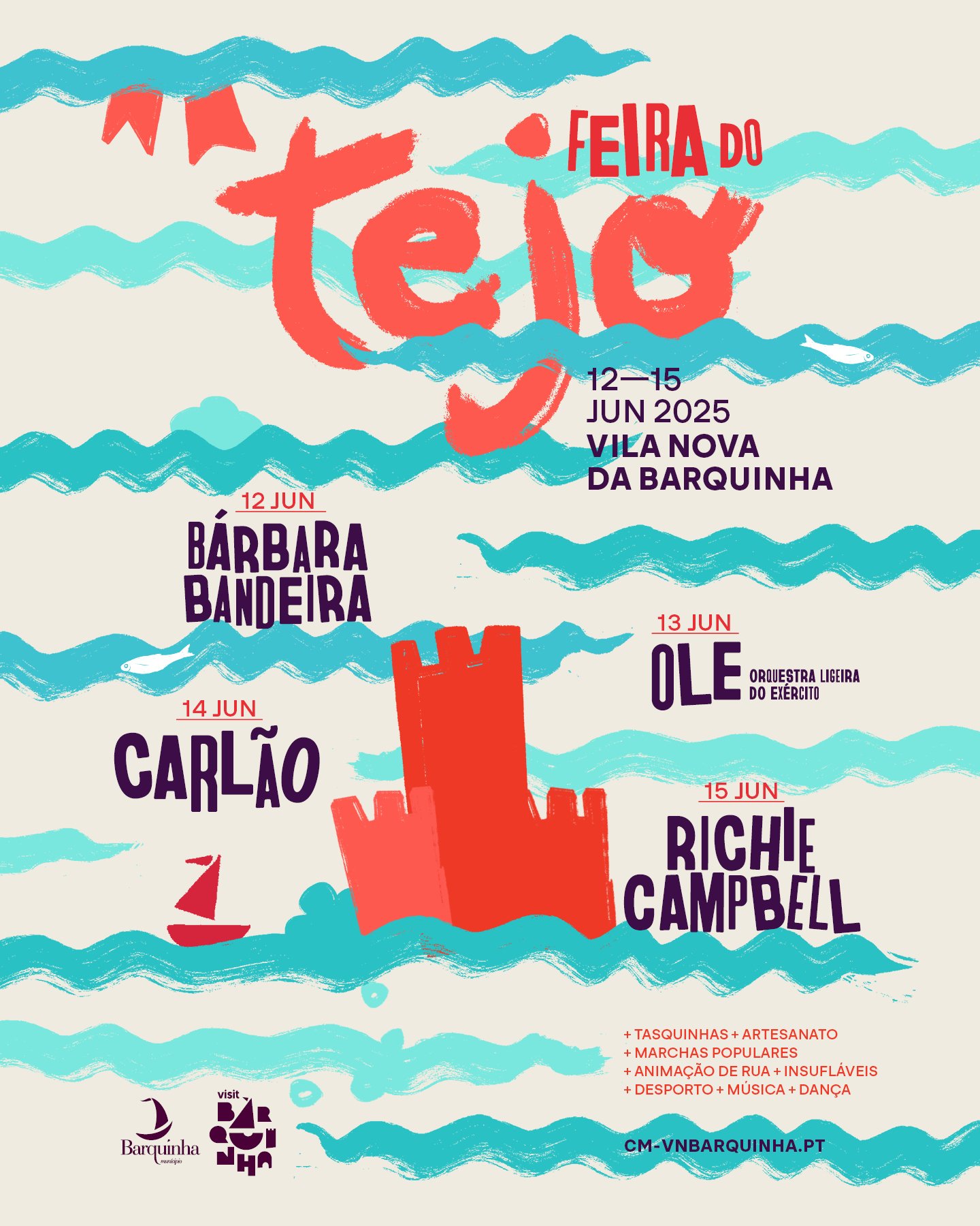 Cartaz Feira do Tejo 2025 - Vila Nova da Barquinha