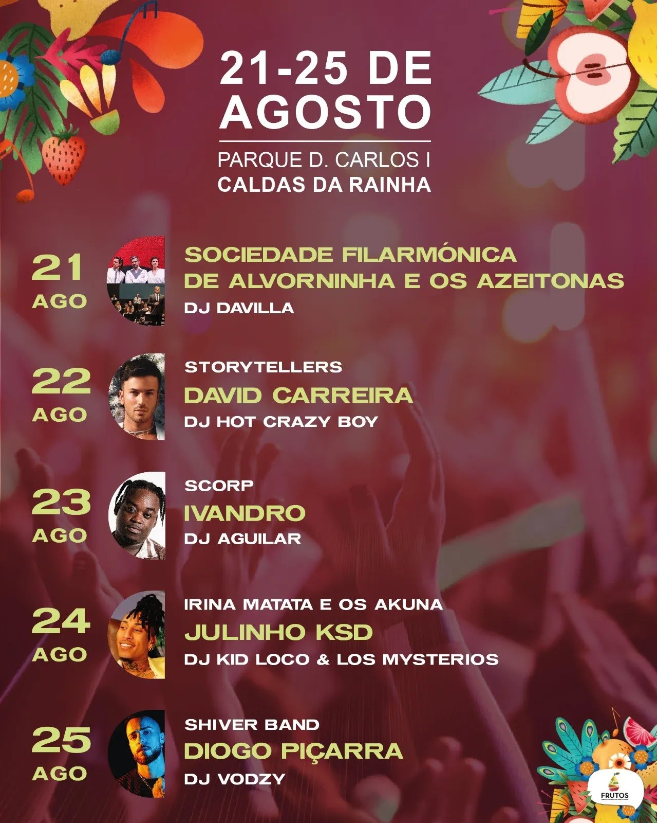 Cartaz Feira dos Frutos 2024 - Caldas da Rainha