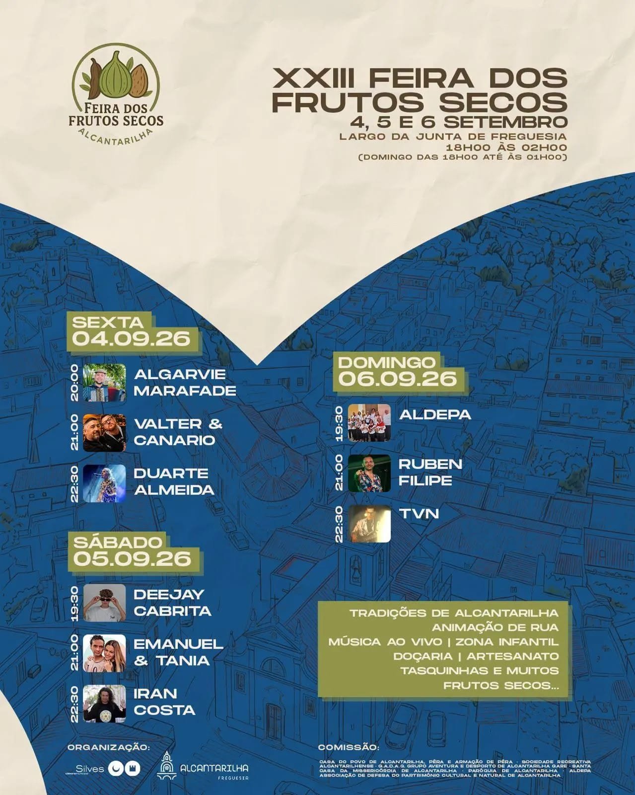 Cartaz Feira dos Frutos Secos 2026 - Alcantarilha