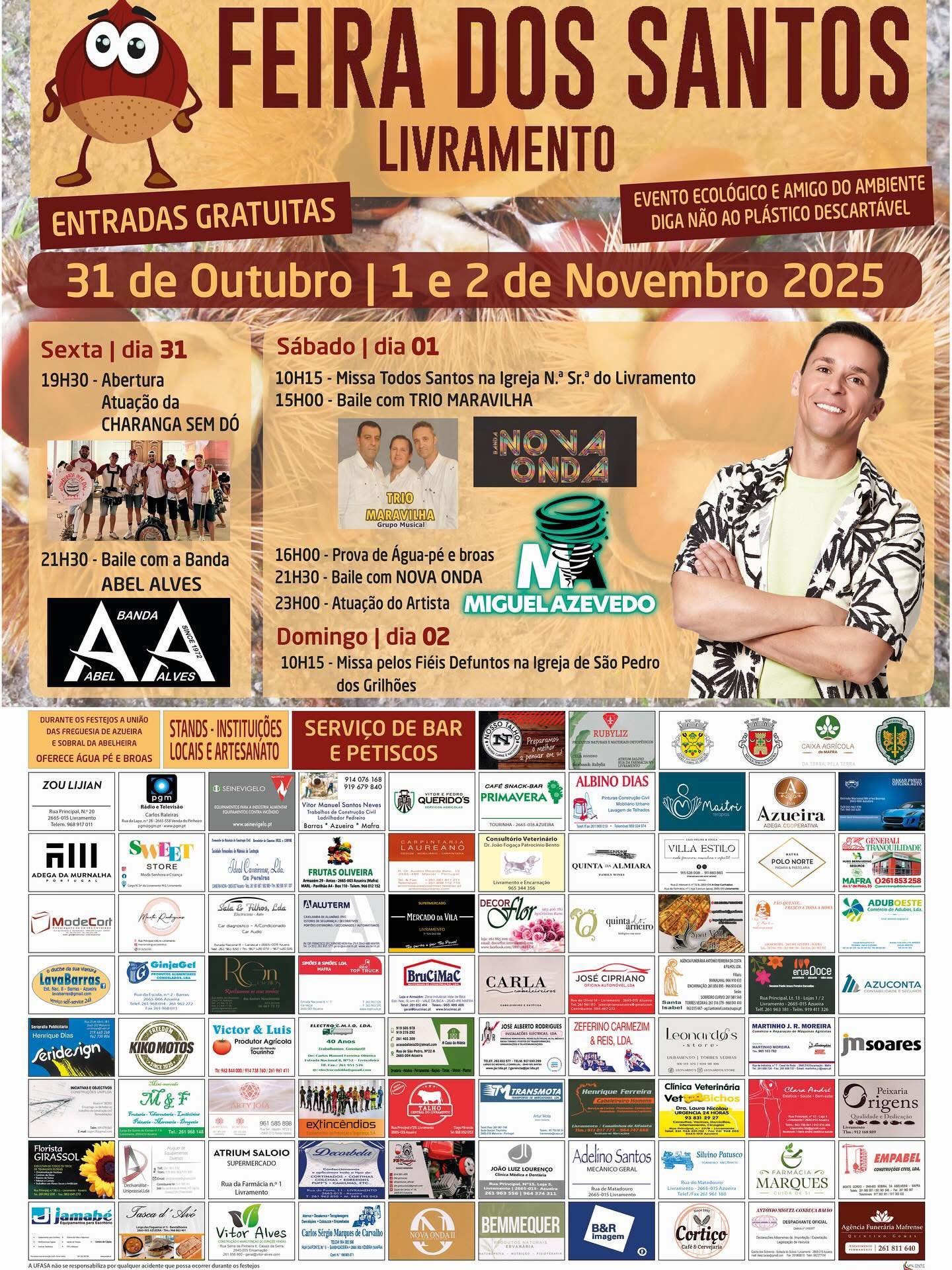 Cartaz Feira dos Santos 2025 - Livramento
