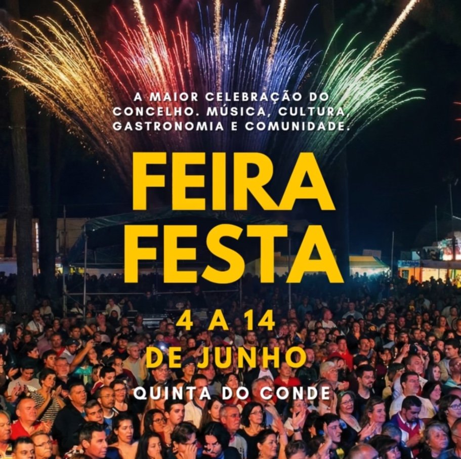 Cartaz Feira Festa da Quinta do Conde 2026 - Quinta do Conde