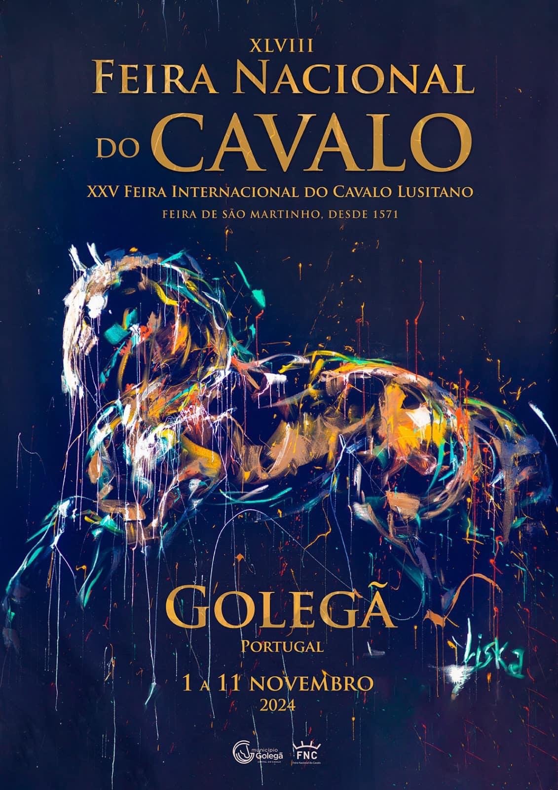 Cartaz Feira Nacional Do Cavalo 2024 - Golegã