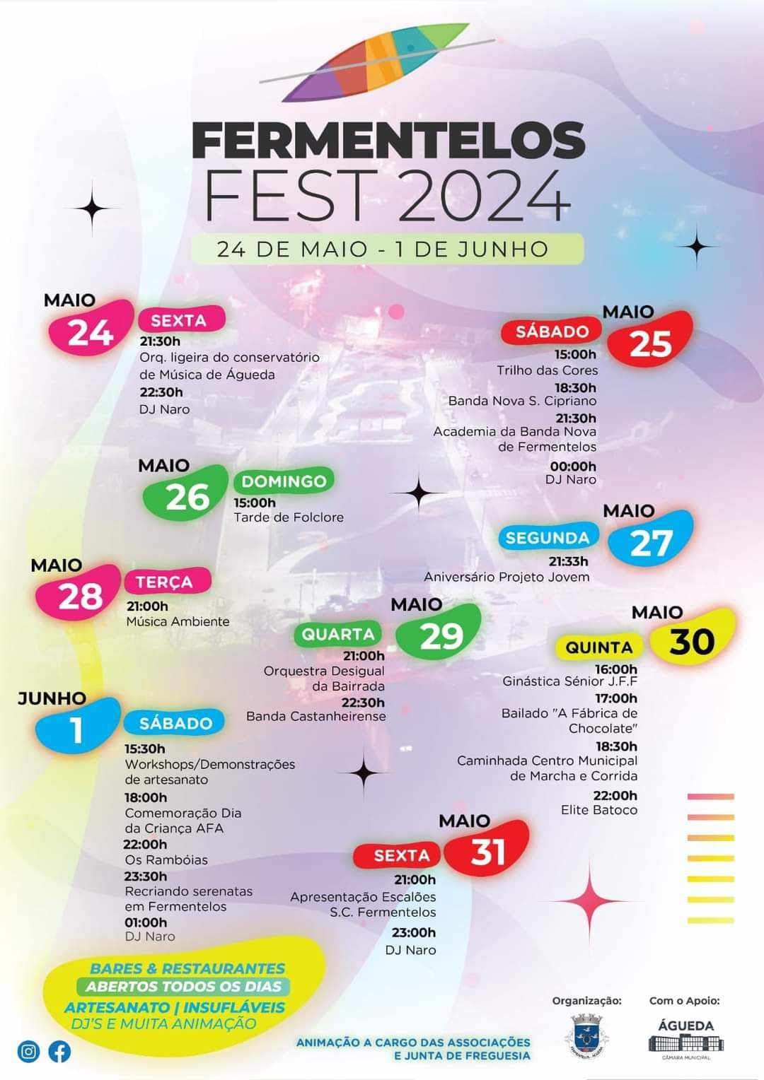 Cartaz Fermentelos Fest 2024 - Águeda