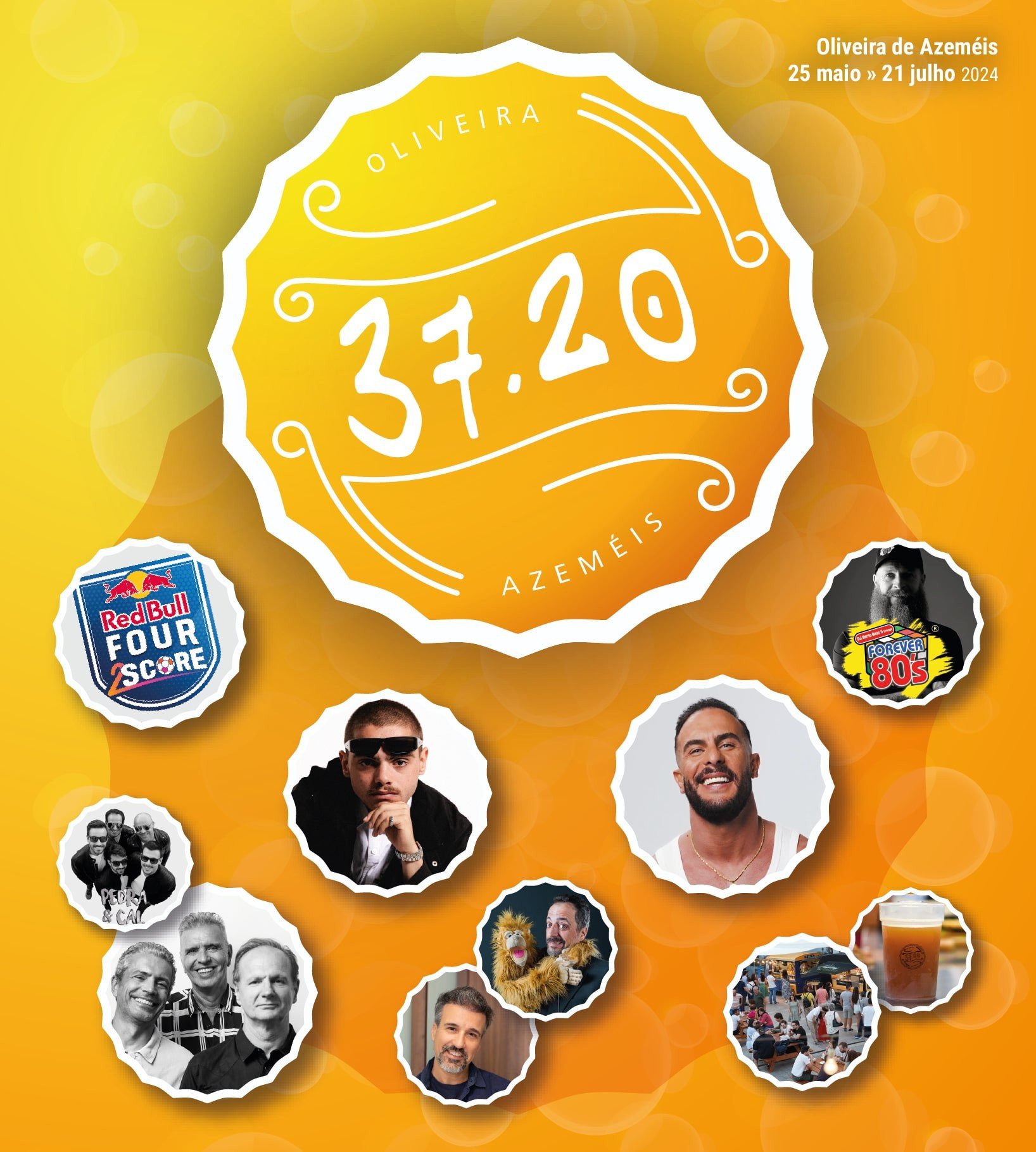 Cartaz Festa 37.20 2024 - Oliveira de Azeméis