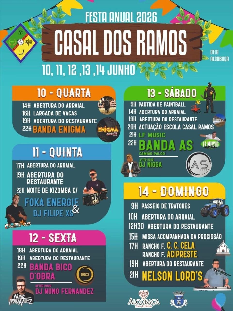 Cartaz Festa Anual 2026 - Cela