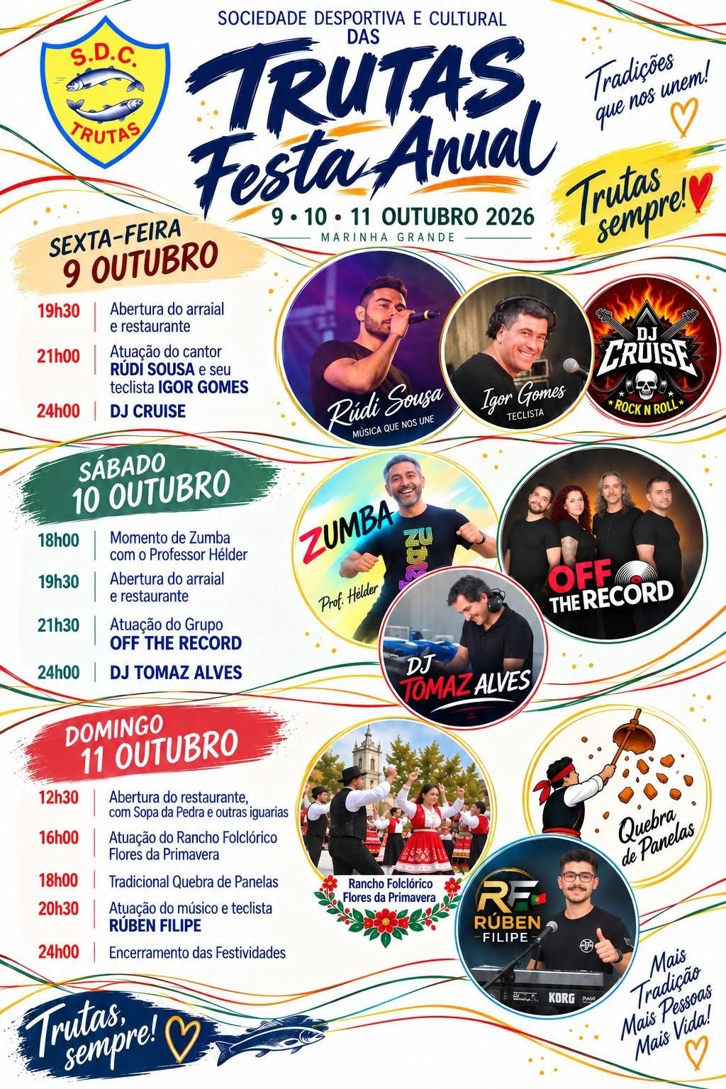 Cartaz Festa Anual 2026 - Marinha Grande