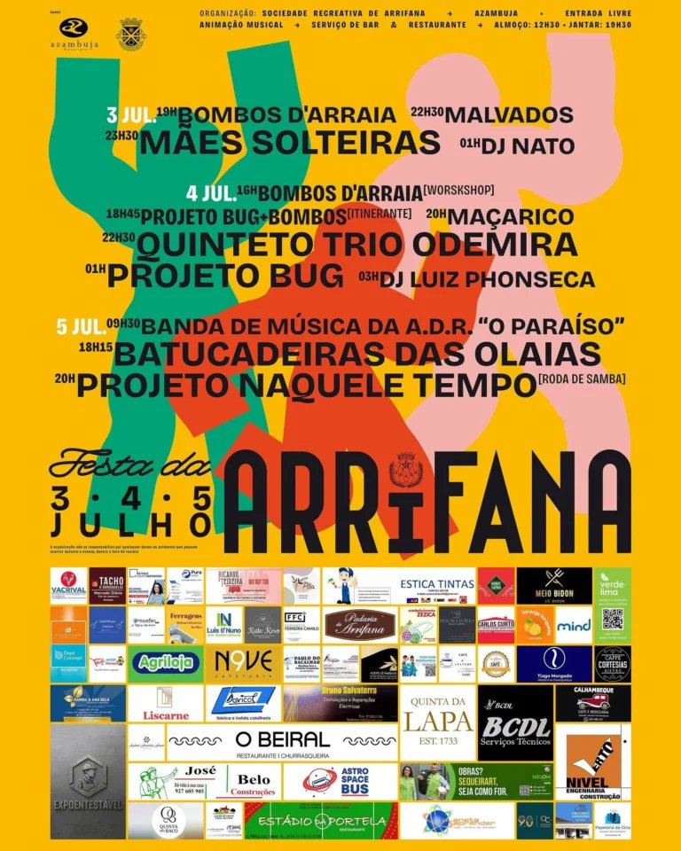 Cartaz Festa da Arrifana 2026 - Arrifana
