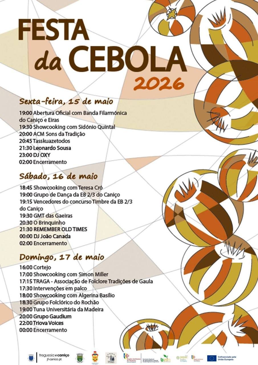 Cartaz Festa da Cebola 2026 - Caniço