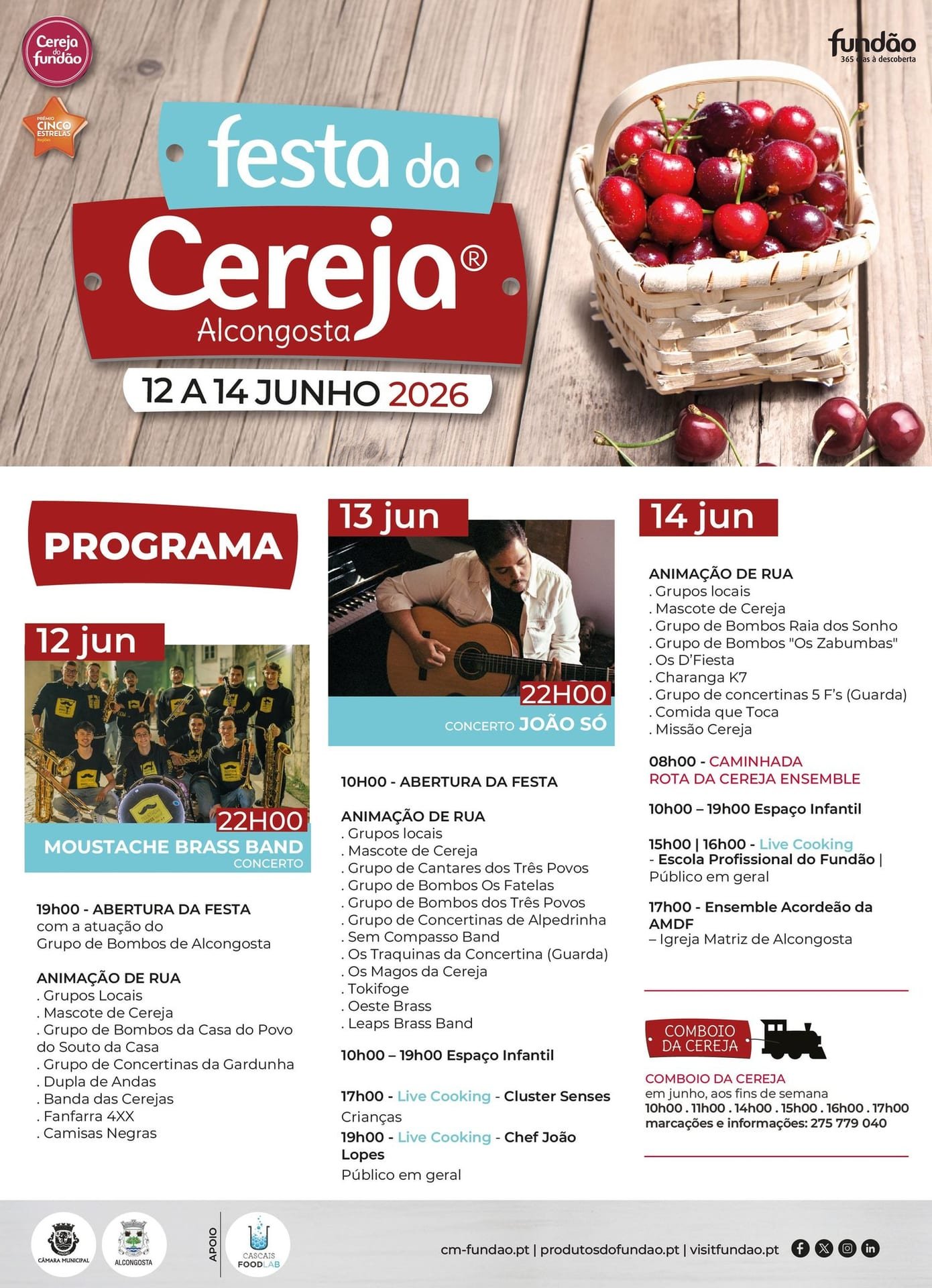 Cartaz Festa da Cereja 2026 - Alcongosta