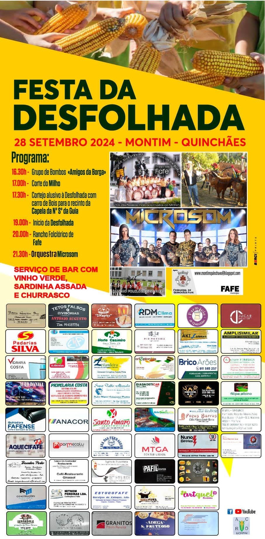 Cartaz Festa da Desfolhada 2024 - Montim