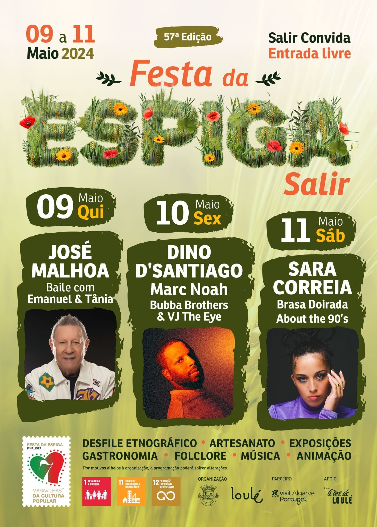Cartaz Festa da Espiga 2024 - Salir