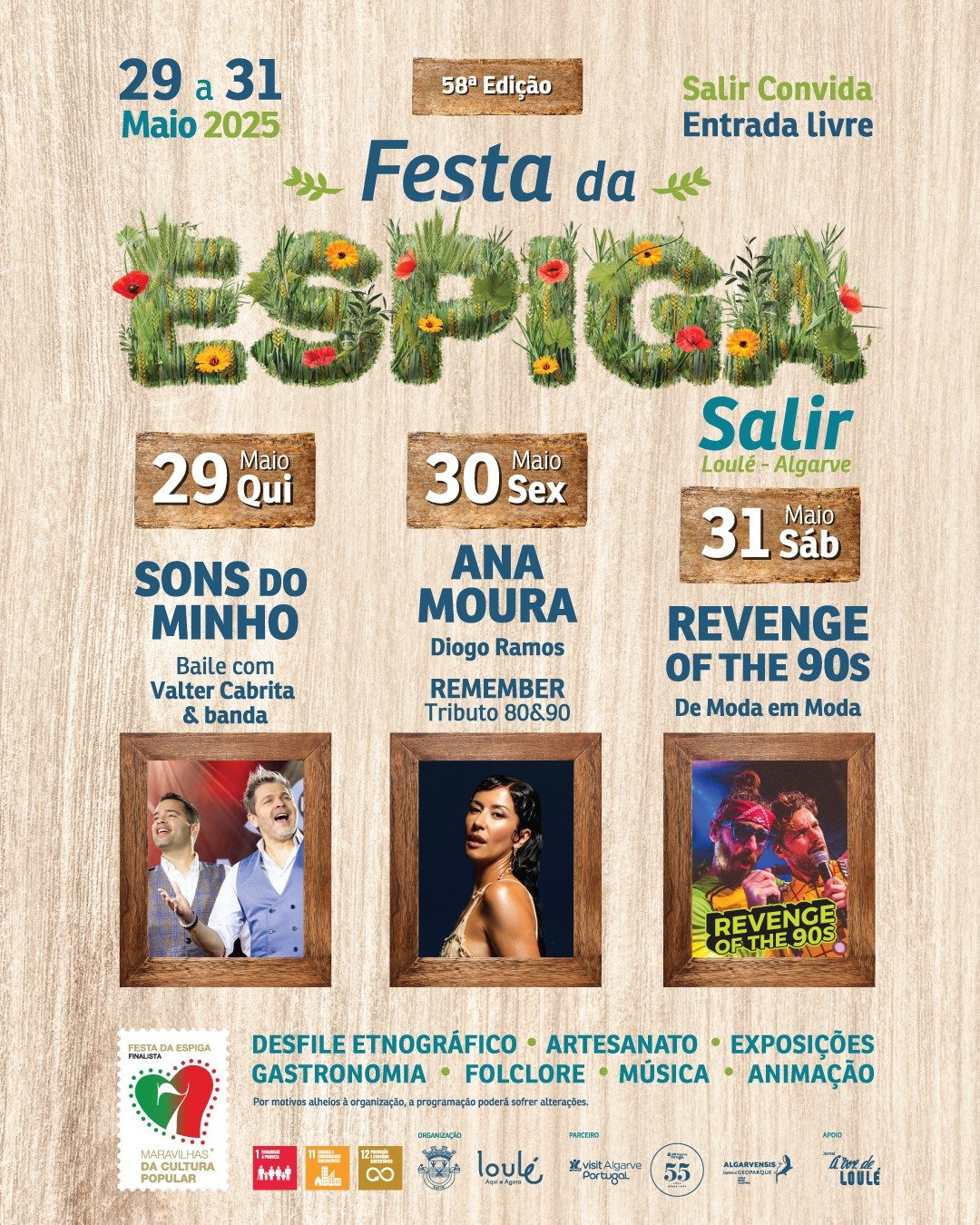Cartaz Festa da Espiga 2025 - Salir