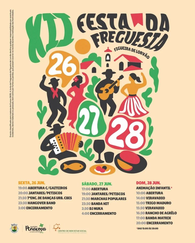 Cartaz Festa da Freguesia 2026 - Figueira de Lorvão