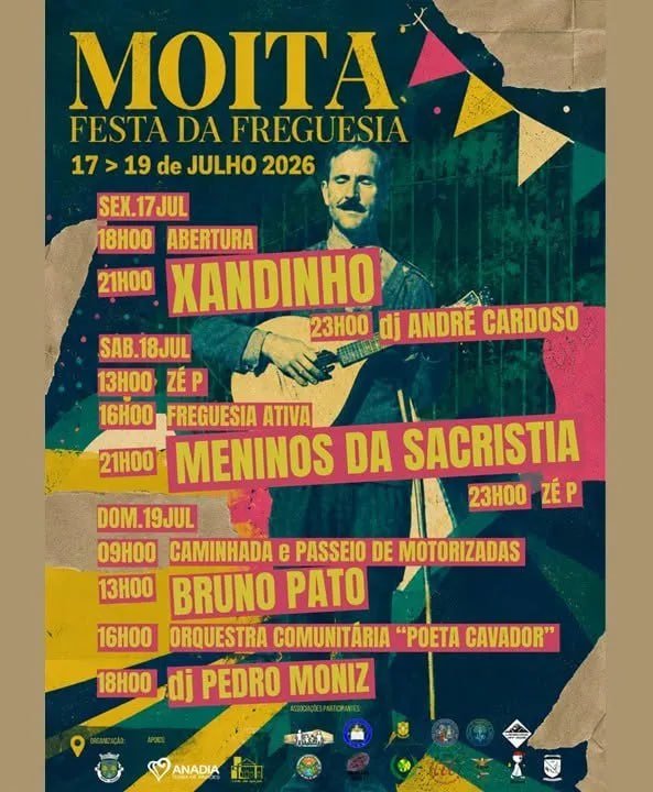 Cartaz Festa da Freguesia 2026 - Moita