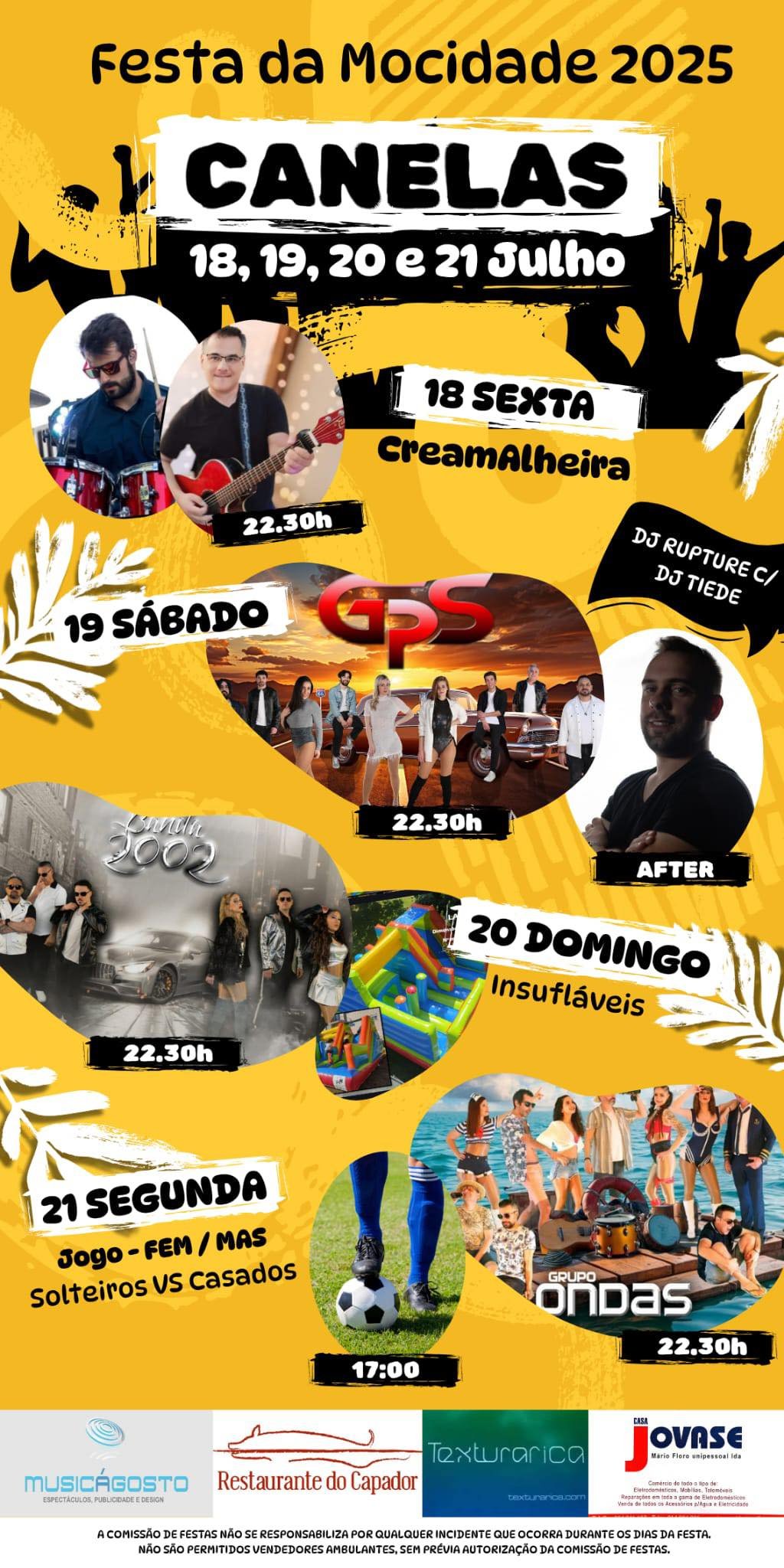 Cartaz Festa da Mocidade 2025 - Canelas