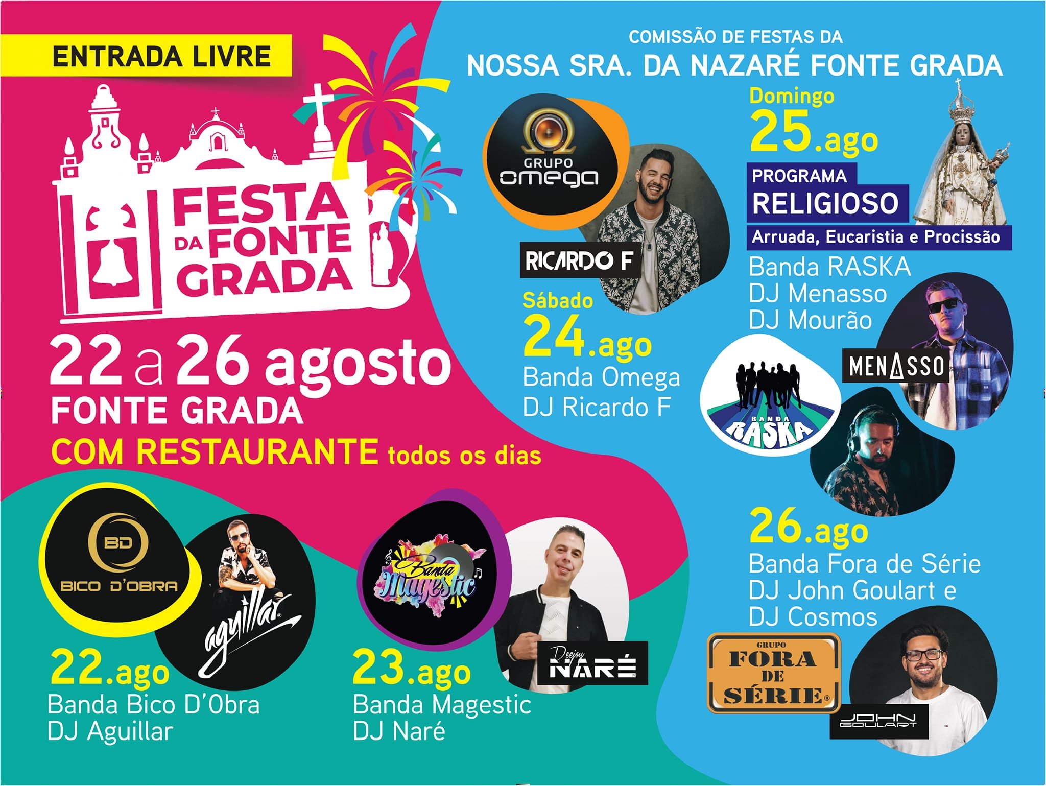 Festa da Nossa Senhora da Nazaré 2024 Fonte Grada