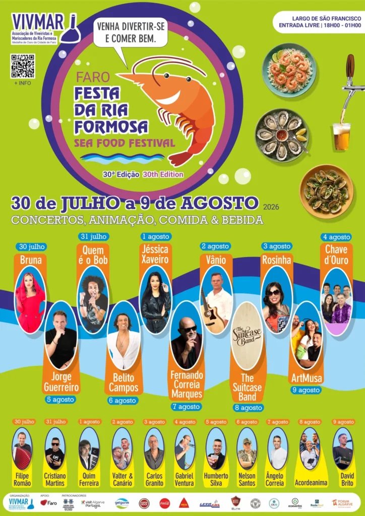 Cartaz Festa da Ria Formosa 2026 - Faro