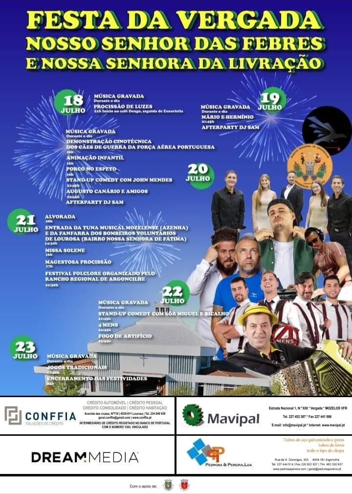 Cartaz Festa da Vergada 2024 - Santa Maria da Feira