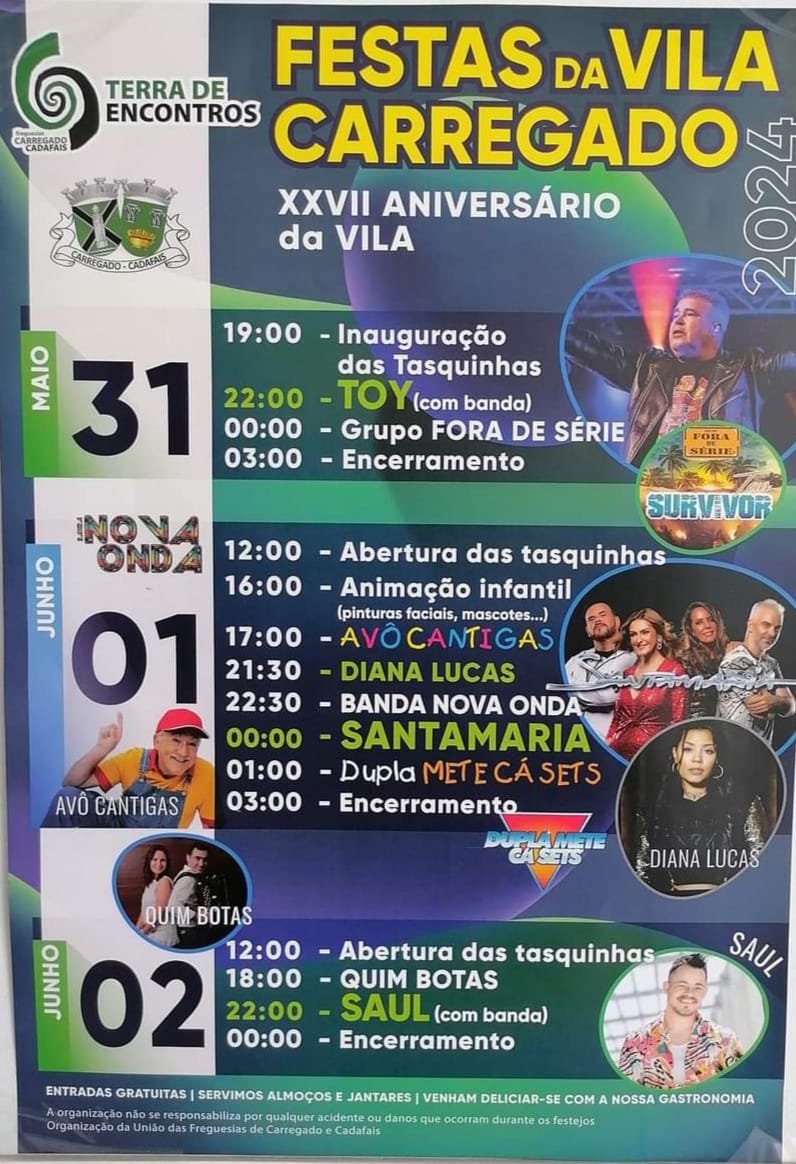 Cartaz Festa da Vila 2024 - Carregado