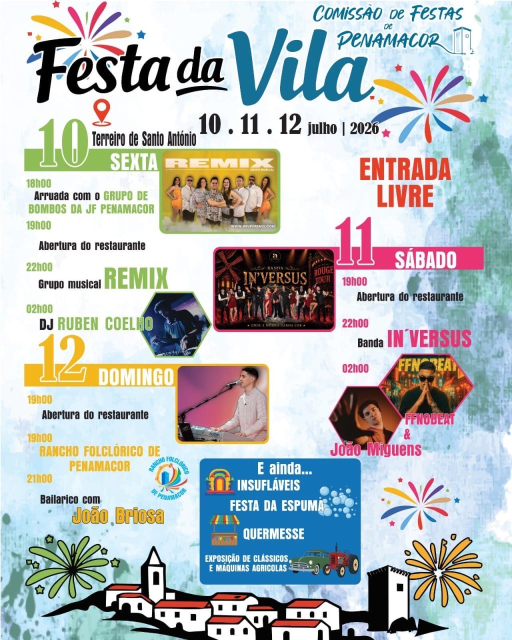 Cartaz Festa da Vila 2026 - Penamacor