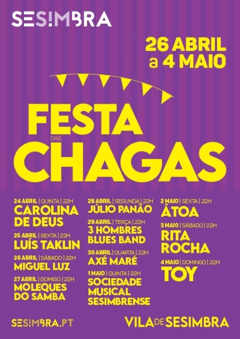 Cartaz Festa das Chagas 2025 - Sesimbra