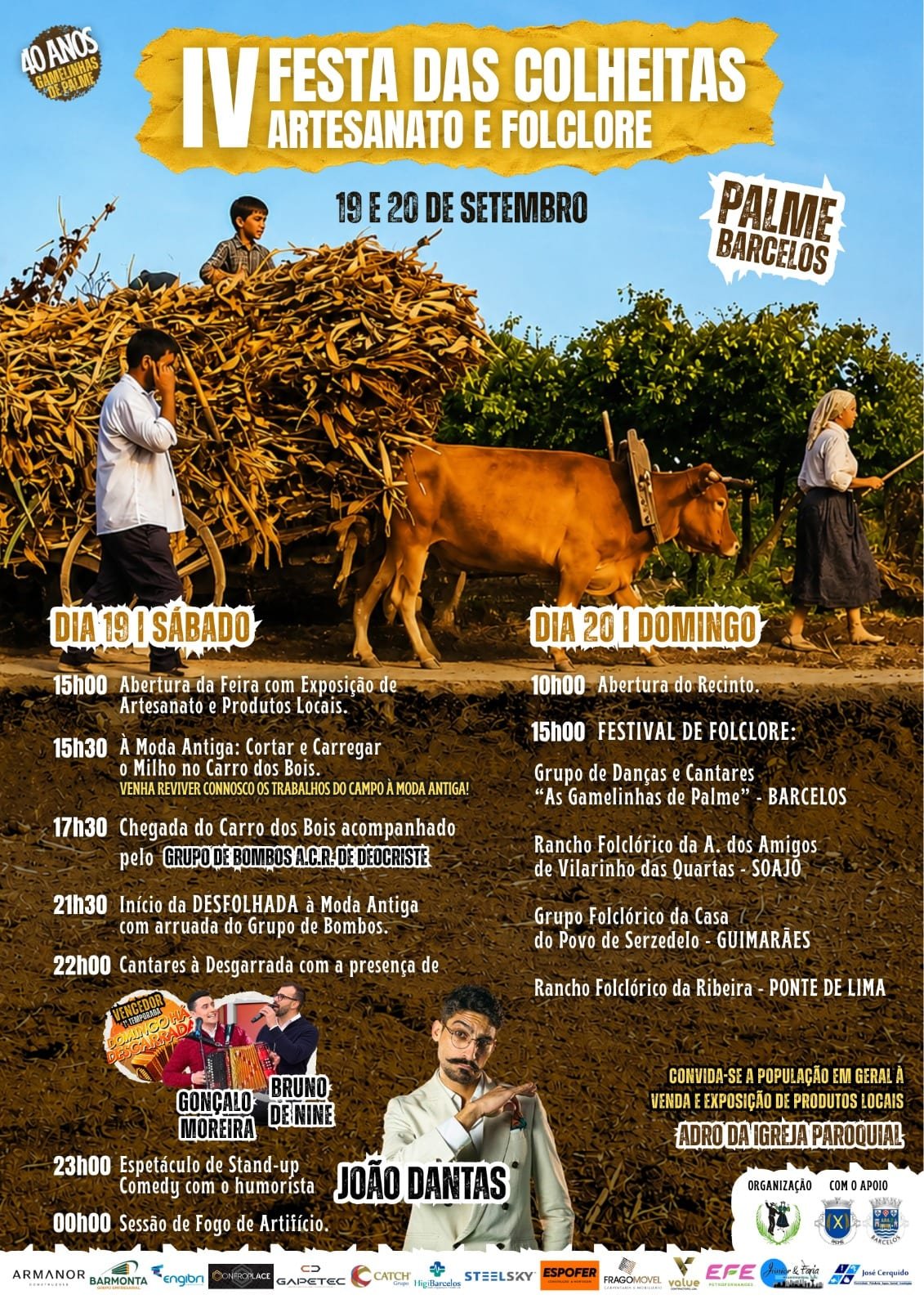 Cartaz Festa das Colheitas 2026 - Palme