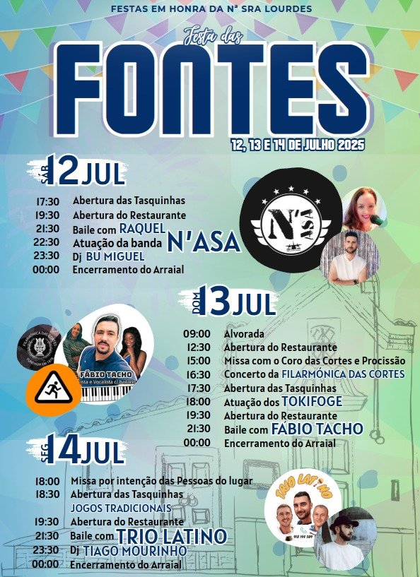 Cartaz Festa das Fontes 2025 - Reixida