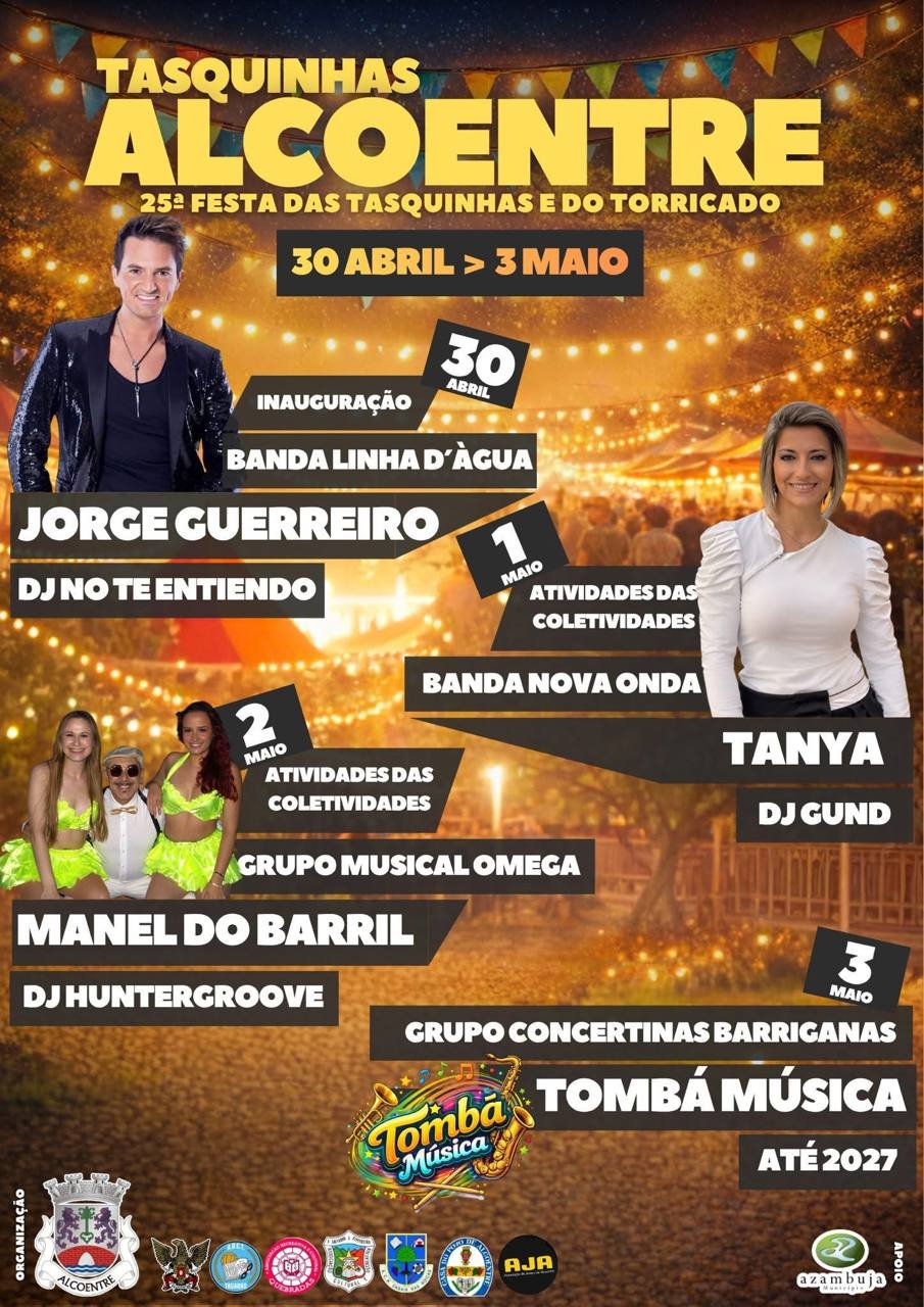 Cartaz Festa das Tasquinhas e do Torricado 2026 - Alcoentre