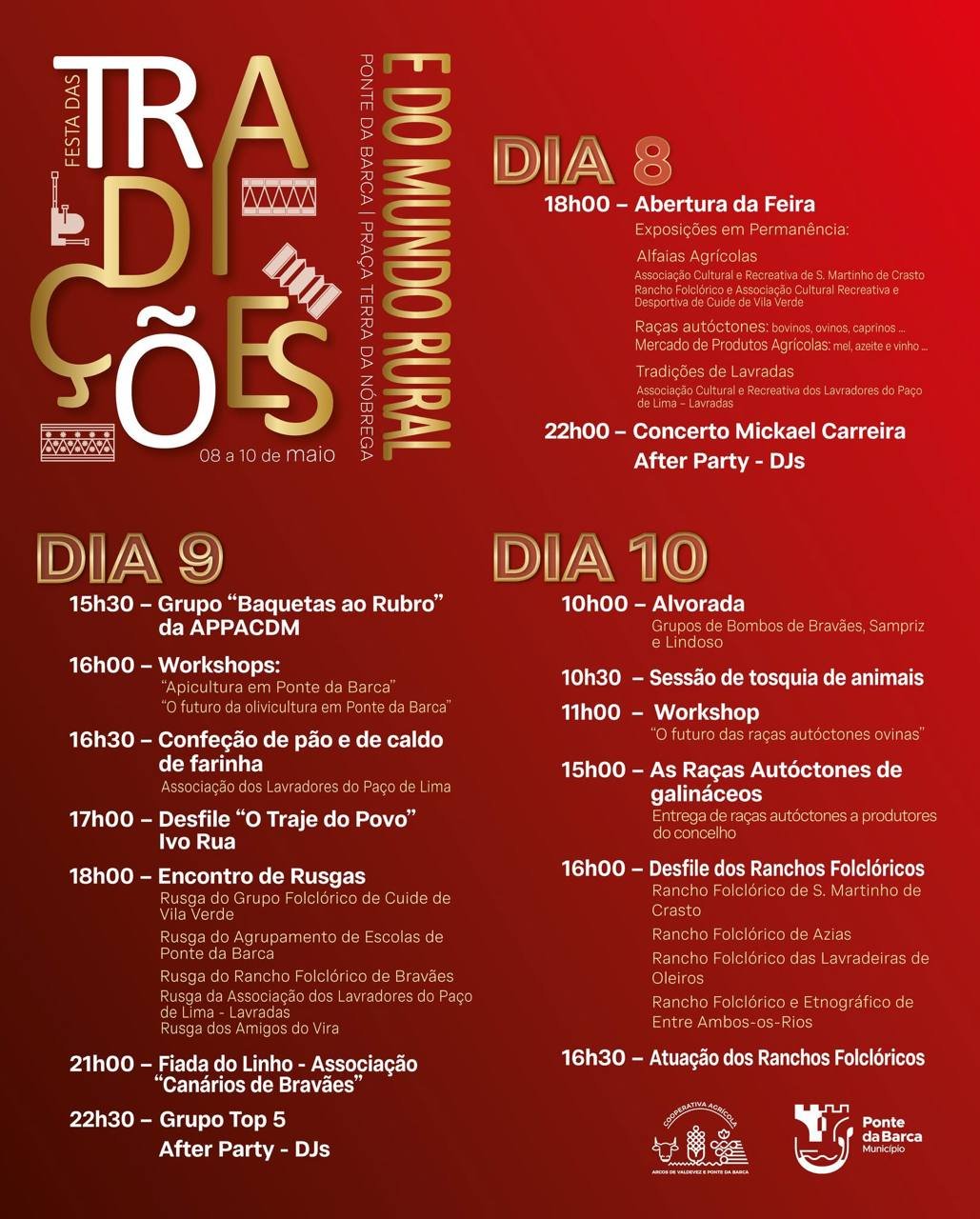 Cartaz Festa das Tradições e do Mundo Rural 2026 - Ponte da Barca