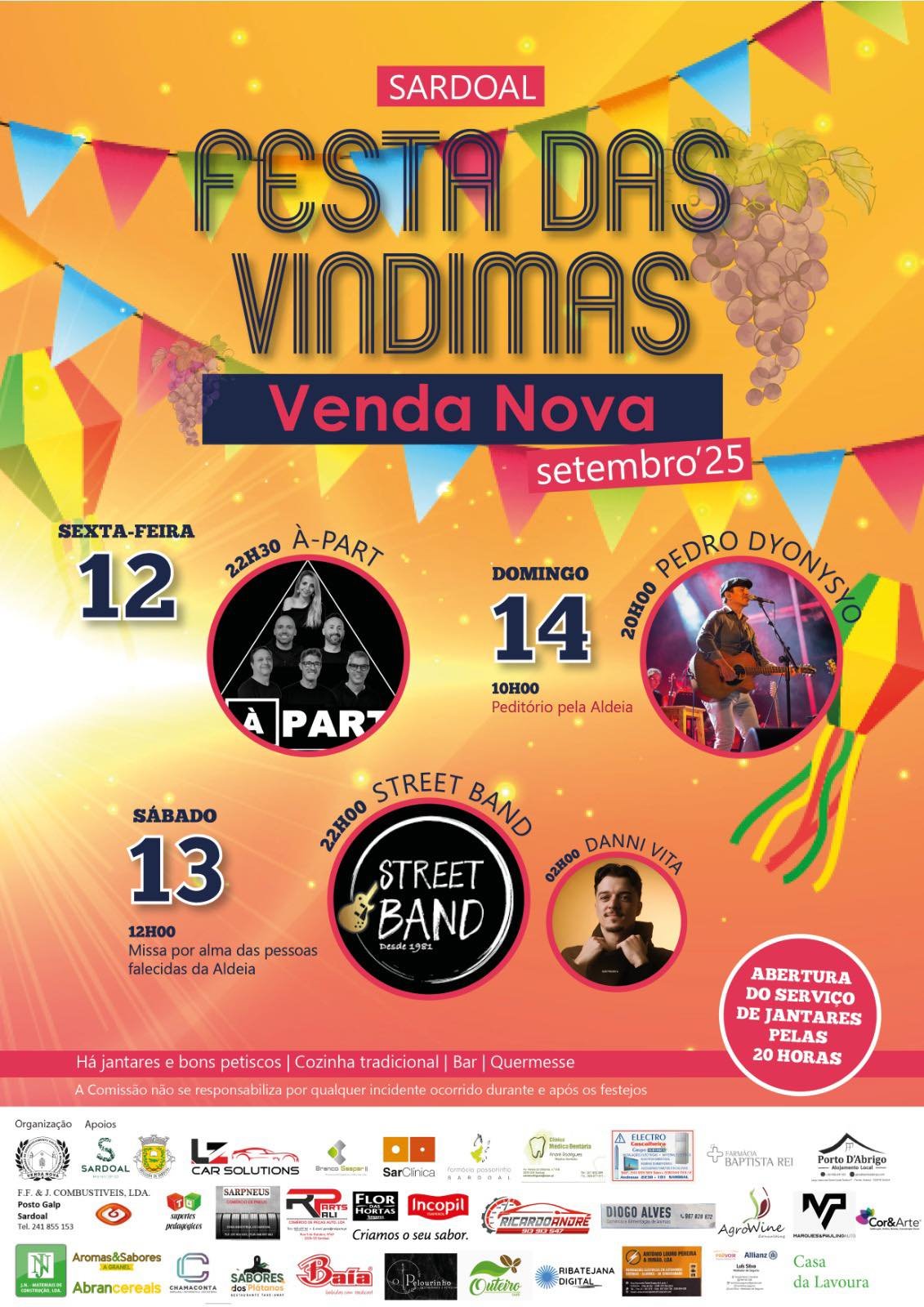 Cartaz Festa das Vindimas 2025 - Venda Nova