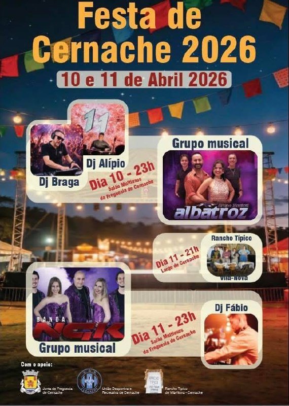 Cartaz Festa de Cernache 2026 - Cernache