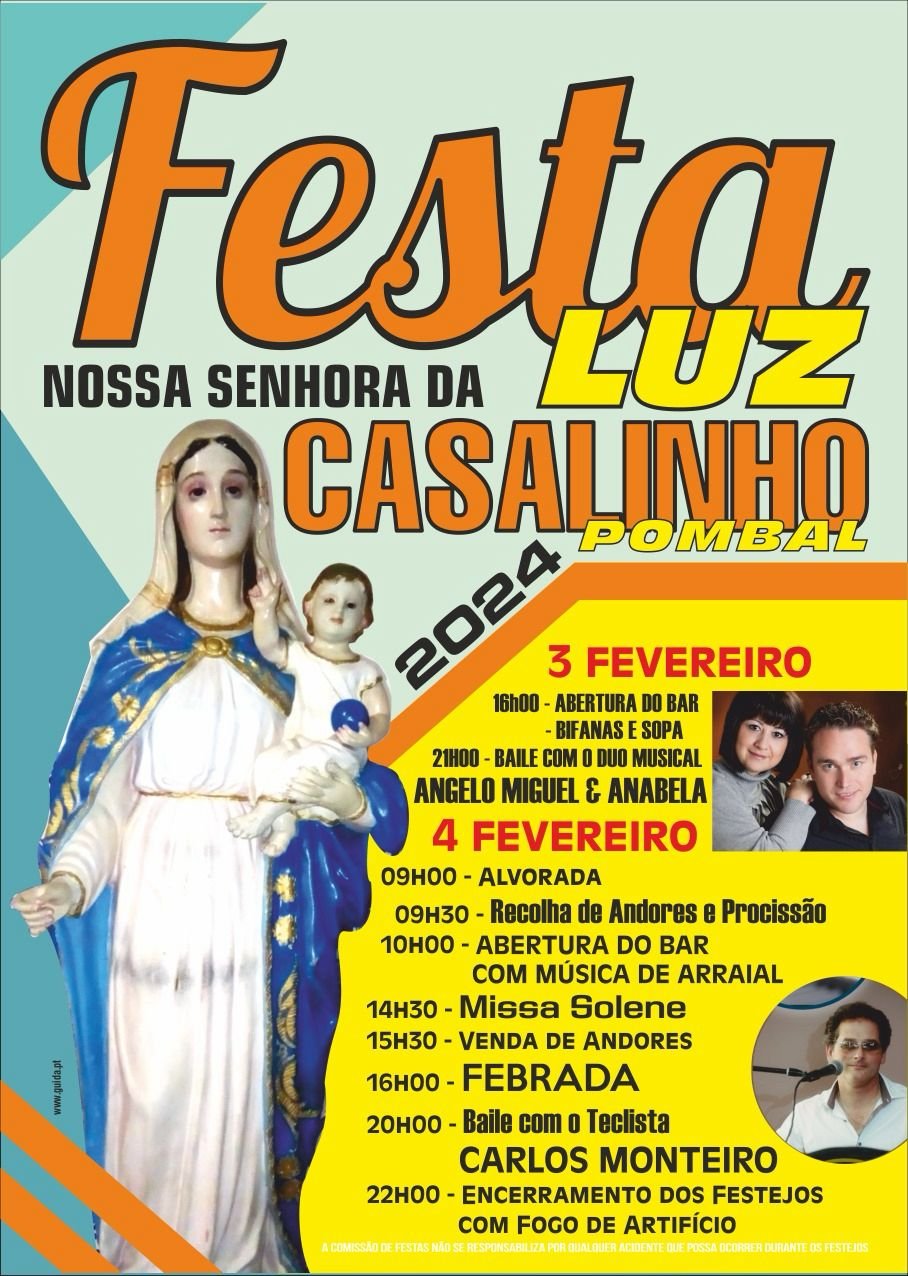 Festa De Nossa Senhora Da Luz 2024 Casalinho