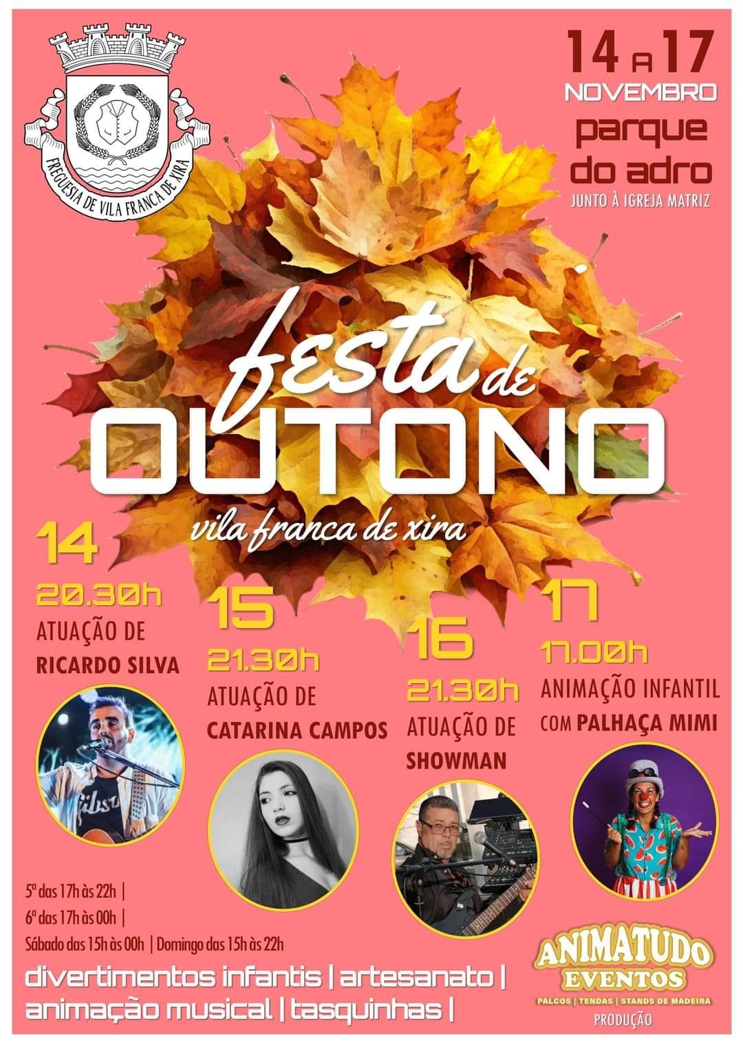 Cartaz Festa de Outono 2024 - Vila Franca de Xira