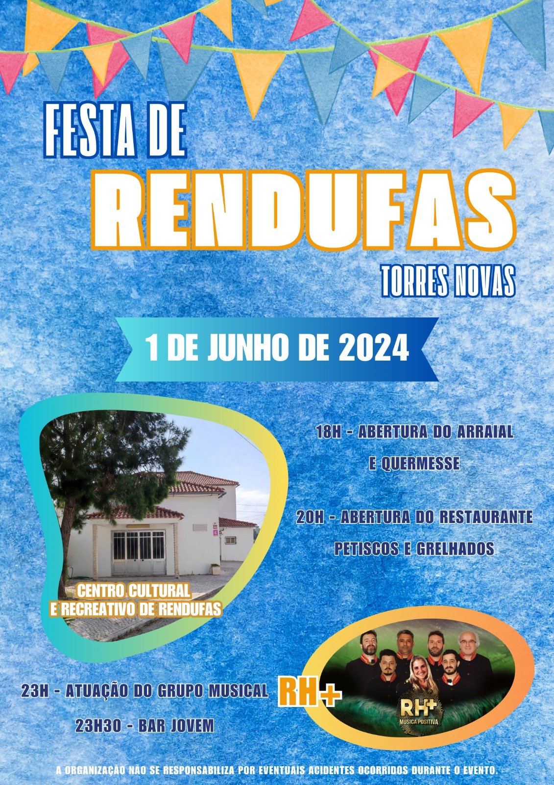 Cartaz Festa de Rendufas 2024 - Torres Novas