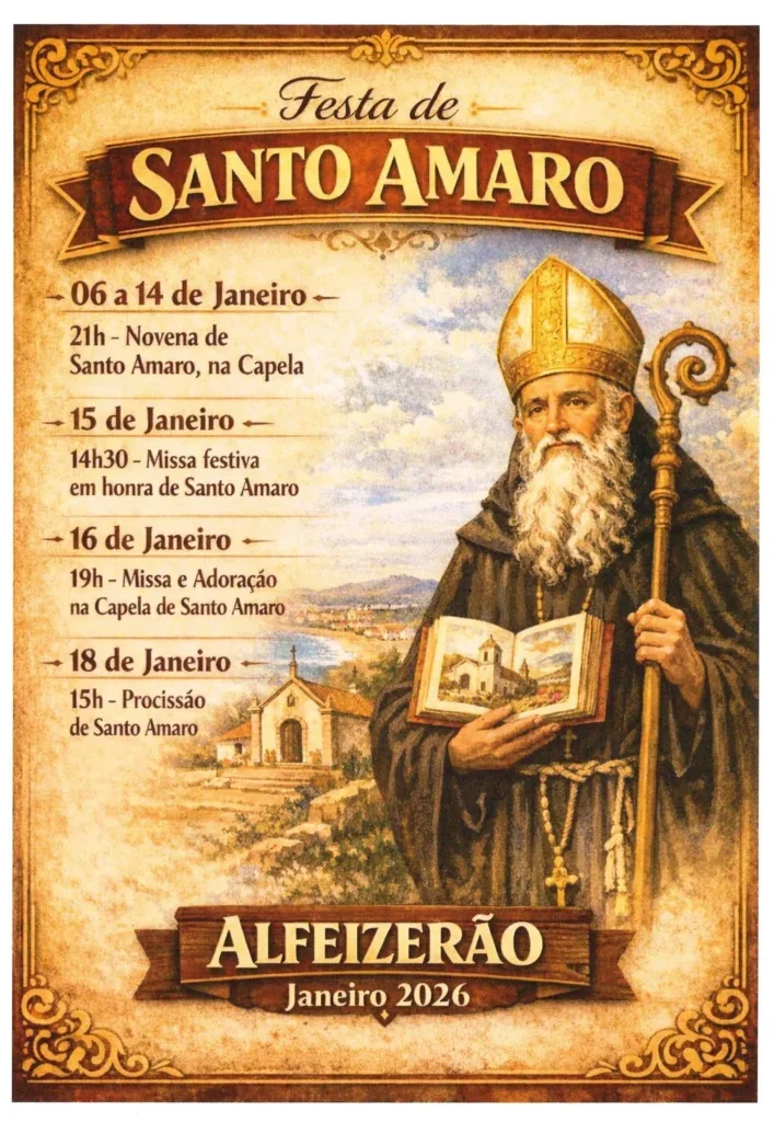 Cartaz Festa de Santo Amaro 2026 - Alfeizerão