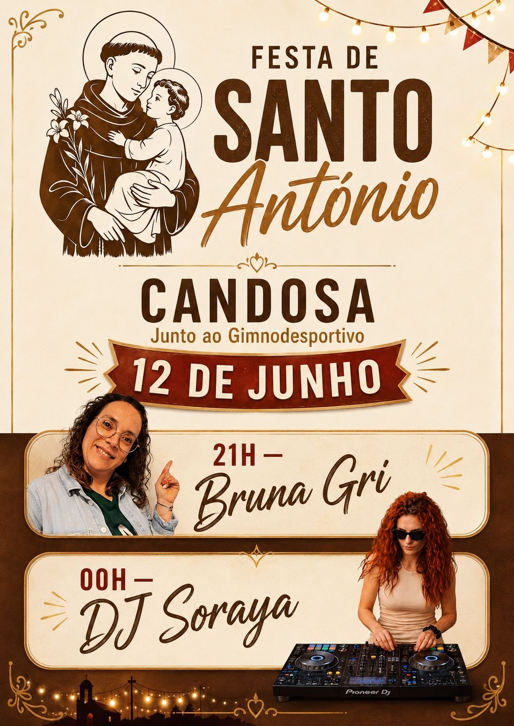 Cartaz Festa de Santo António 2026 - Candosa