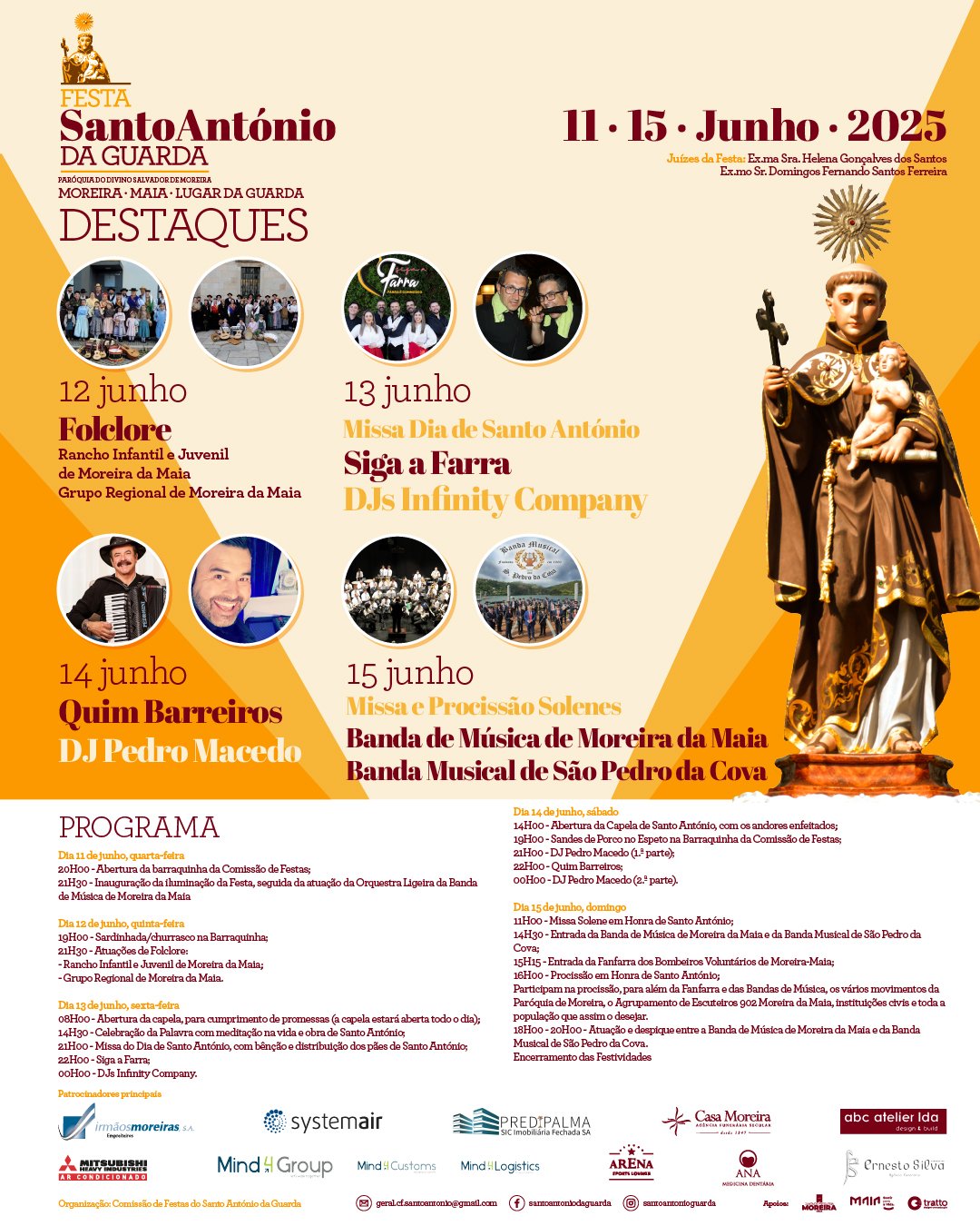 Festa de Santo António da Guarda 2025 - Maia - Maia | Festas & Arraiais