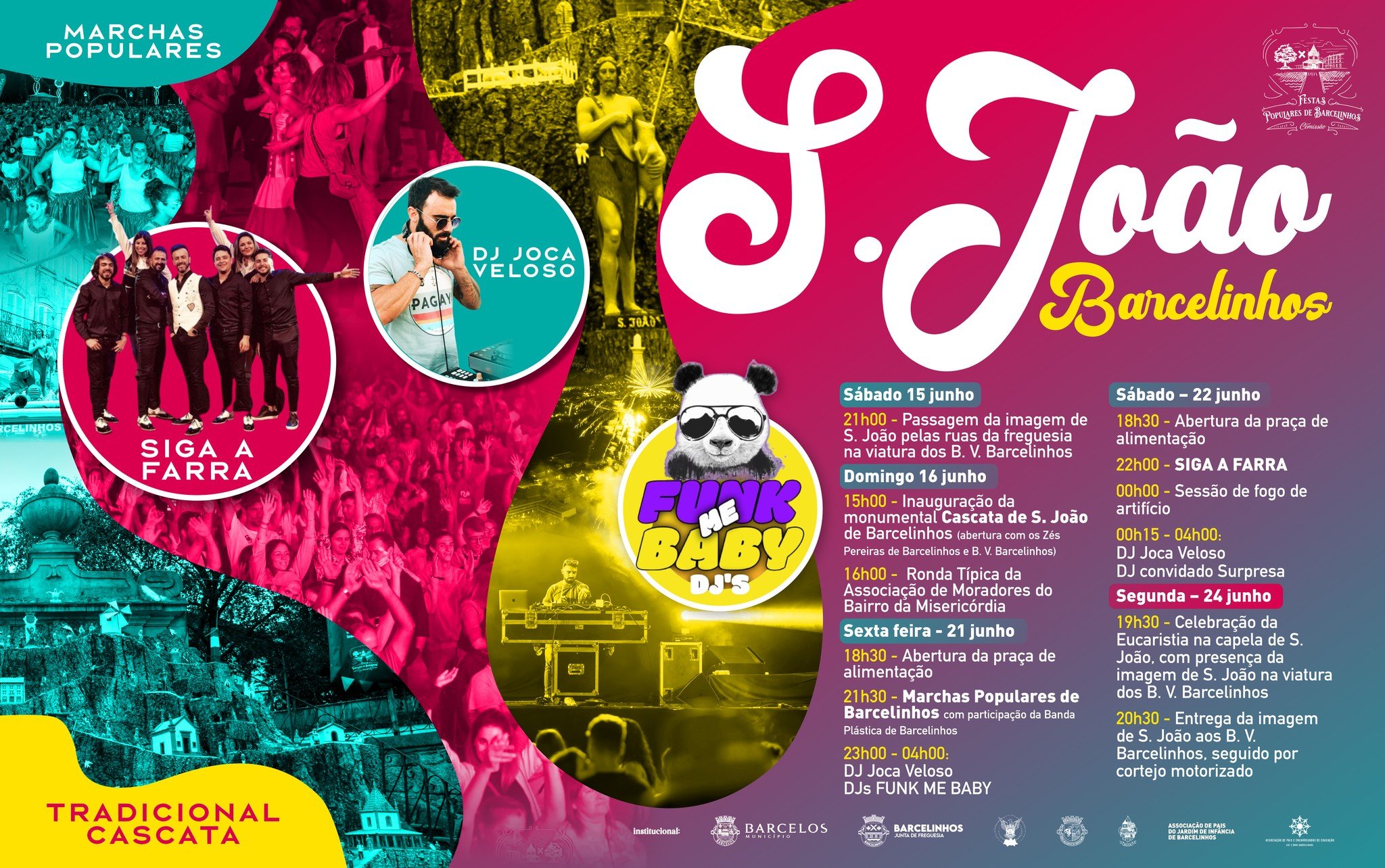 Cartaz Festa de São João 2024 - Barcelinhos